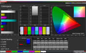 CalMAN Colorspace (target color space: sRGB)