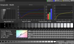 Gray scales (profile: Original Pro, target color space: sRGB)