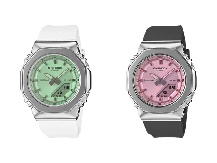 The Casio G-Shock GM-S2110SR-1A and GMA-P2100SR-1A watches