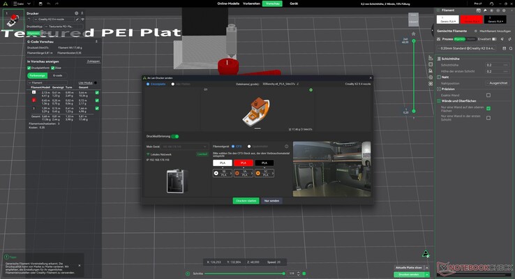 The desktop app offers all the necessary features