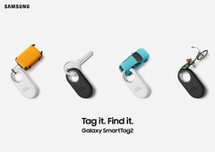 The Galaxy SmartTag 2 comes in two colours. (Image source: Samsung)