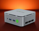 GMK will release a barebone configuration of the NucBox G10. Pictured: the mini PC. (Image source: GMKtec - edited)