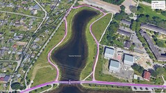GNSS test trip: journey around a lake