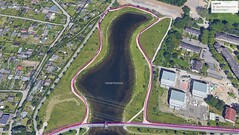GNSS test route: Lake circumnavigation