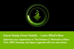 NVIDIA GeForce Game Ready Driver 442.50 - What's New (Source: GeForce Experience app)