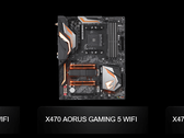 Gigabyte currently offers slim pickings for the X470 chipset. (Source: Gigabyte)