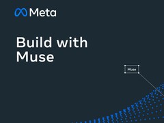 Meta logo with the words Build with Muse on a dark background