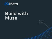 Meta logo with the words Build with Muse on a dark background