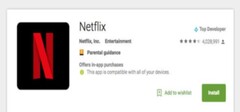 Netflix gets speed controls on Android. (Source: Google Play Store)
