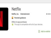 Netflix gets speed controls on Android. (Source: Google Play Store)
