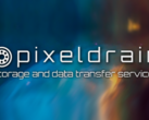 The website's logo surrounded by an artist's impression of space (Image source: PixelDrain - edited)