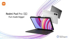 The Redmi Pad Pro 5G is about to be launched. (Image: @leijun)