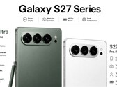 Design sketches suggest a horizontal camera layout for the Samsung Galaxy S27 Ultra and Galaxy S27 Pro.