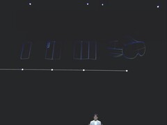 Samsung briefly showed its roadmap that had a tri-fold phone in the pipeline. (Image source: Samsung YouTube, Official Replay Unpacked 2025, edited screenshot)