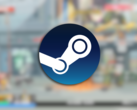 Nitro Express is a 2D side-scrolling action shooter that drops you into street battles across a pixelated Tokyo. Pictured - A Steam logo against a blurred screenshot from the game. (Image source: Steam - Edited)