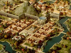 An image showing several buildings in Citadelum.