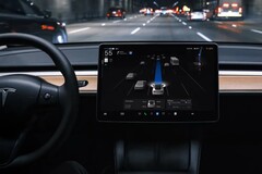Tesla's Full Self-Driving in action (Image source: Tesla)