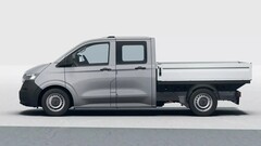 The electric Volkswagen e-Transporter DoKa pickup truck (Image source: Volkswagen)