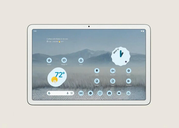 The Pixel Tablet has a rather bland design. (Image source: Google)