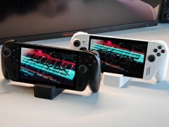 The ROG Xbox Ally X in black and white. (Image Source: Notebookcheck) 