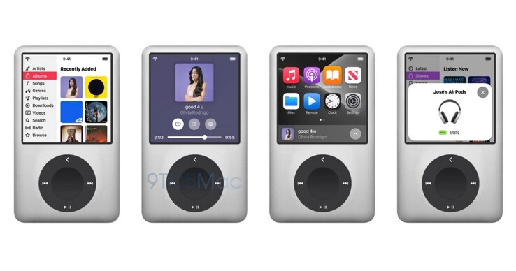 A recent concept render of a proposed iPod Max Hi-Fi. (Image: 9to5Mac)