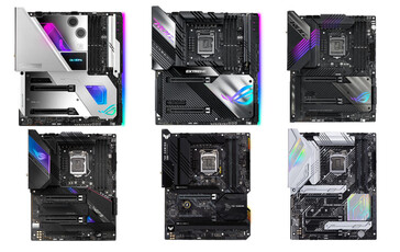 Asus Z590 boards. (Image source: Asus)