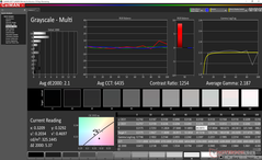 Grayscale after calibration