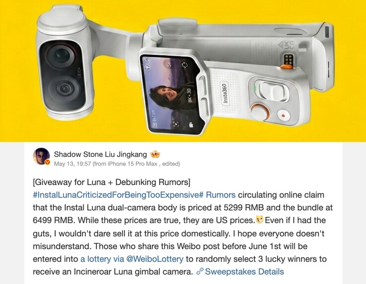 Insta360’s CEO hasn’t provided further details or justification for this steep international pricing.