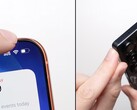 iPhone 17 Pro Max (left) and Galaxy S25 Ultra (right) after a 1-meter drop test. (Image source: PhoneBuff on YouTube, screenshot)