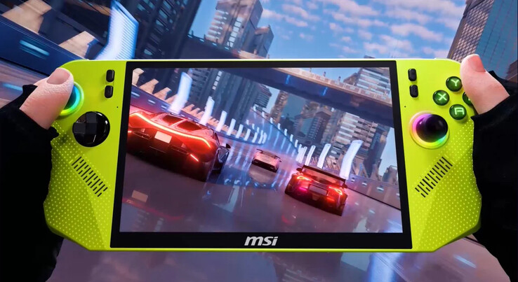 The Claw A8, or Claw 8 Ryzen Edition as it is also known, features an 8-inch and 120 Hz IPS display. (Image source: MSI)