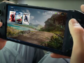 The first Zen 5 and RDNA 3.5 gaming handheld will be available later this week. (Image source: One-Netbook)