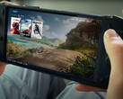 The first Zen 5 and RDNA 3.5 gaming handheld will be available later this week. (Image source: One-Netbook)