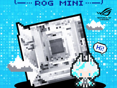 Asus' sole teaser for its ROG 'Mini Blizzard' motherboard. (Image source: Asus)