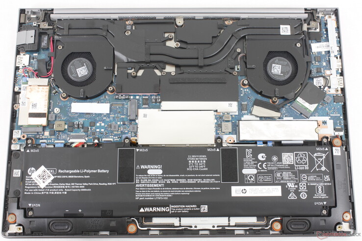 The model offers two DDR5 SODIMM slots and two M.2 PCIe4 x4 2280 SSD slots