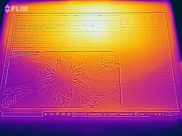 Surface temperatures stress test (top)