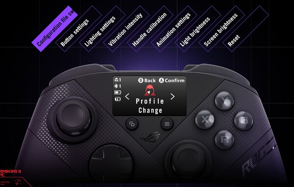 The ROG Raikiri 2 Pro supports on-the-fly customization.