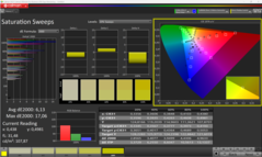 Calman Saturation after calibration