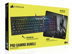 Best Buy has an incredible deal on the Corsair gaming bundle containing the K60 RGB Pro keyboard and the M55 RGB Pro mouse (Image: Corsair)