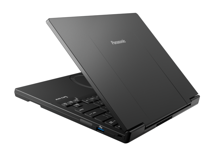 The Panasonic Let's Note FC7 from behind