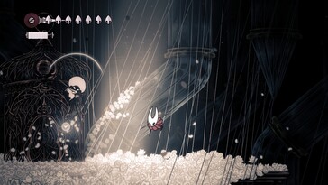 Hollow Knight: Silksong PC screenshot showing Hornet character model (Image source: Steam)