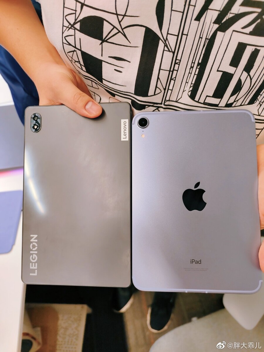 Lenovo Legion Y700 vs Apple iPad Mini 6 New leaked images show realworld size comparison of