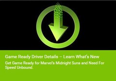 NVIDIA GeForce Game Ready Driver 527.37 - What&#039;s New (Source: GeForce Experience app)
