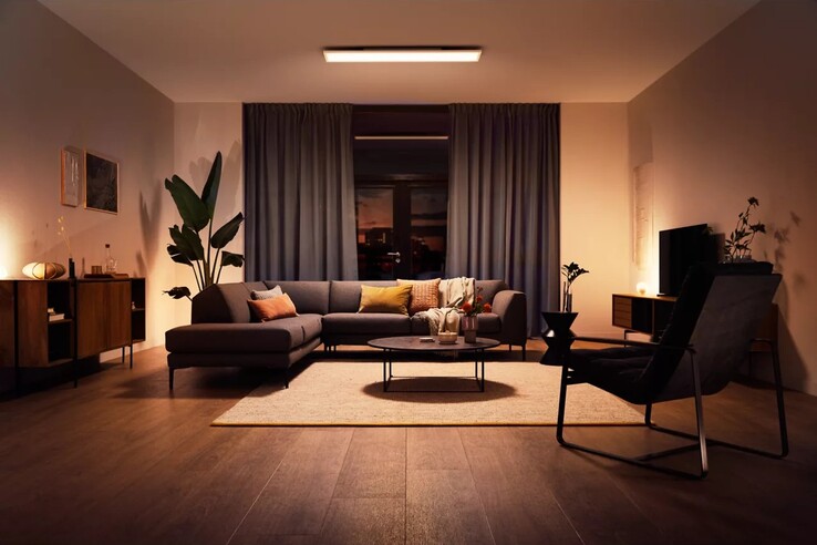 The new Philips Aurelle Rectangle Panel Light. (Image source: Philips Hue)