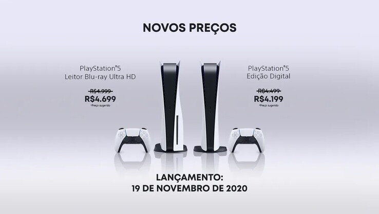 PS5 price cut in Brazil. (Image source: PlayStation)