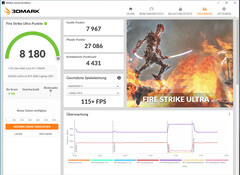 Fire Strike Ultra (mains operation)