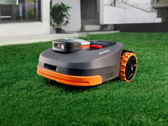 Segway claims to have improved its Navimow robotic lawn mower with an optional VisionFence sensor. (Image source: Segway)