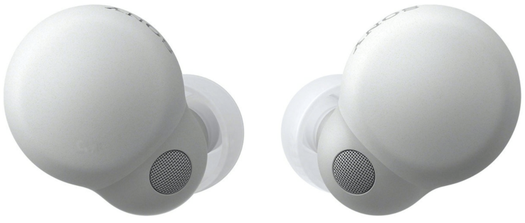 The Sony LinkBuds S in white. (Image source: Roland Quandt & WinFuture)