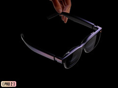 The Pro 2 weigh 63 grams. Pictured: a promo picture of the XR glasses showcasing the lightweight design.