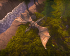 Pictured - an ingame screenshot from Wild Terra 2: New Lands with a dragon alongside a river. (Image source: Wild Terra 2)