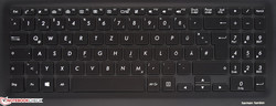 Asus ZenBook Flip 15 keyboard
